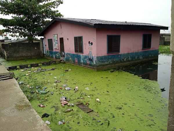 An abandoned school in Ajegunle, Lagos